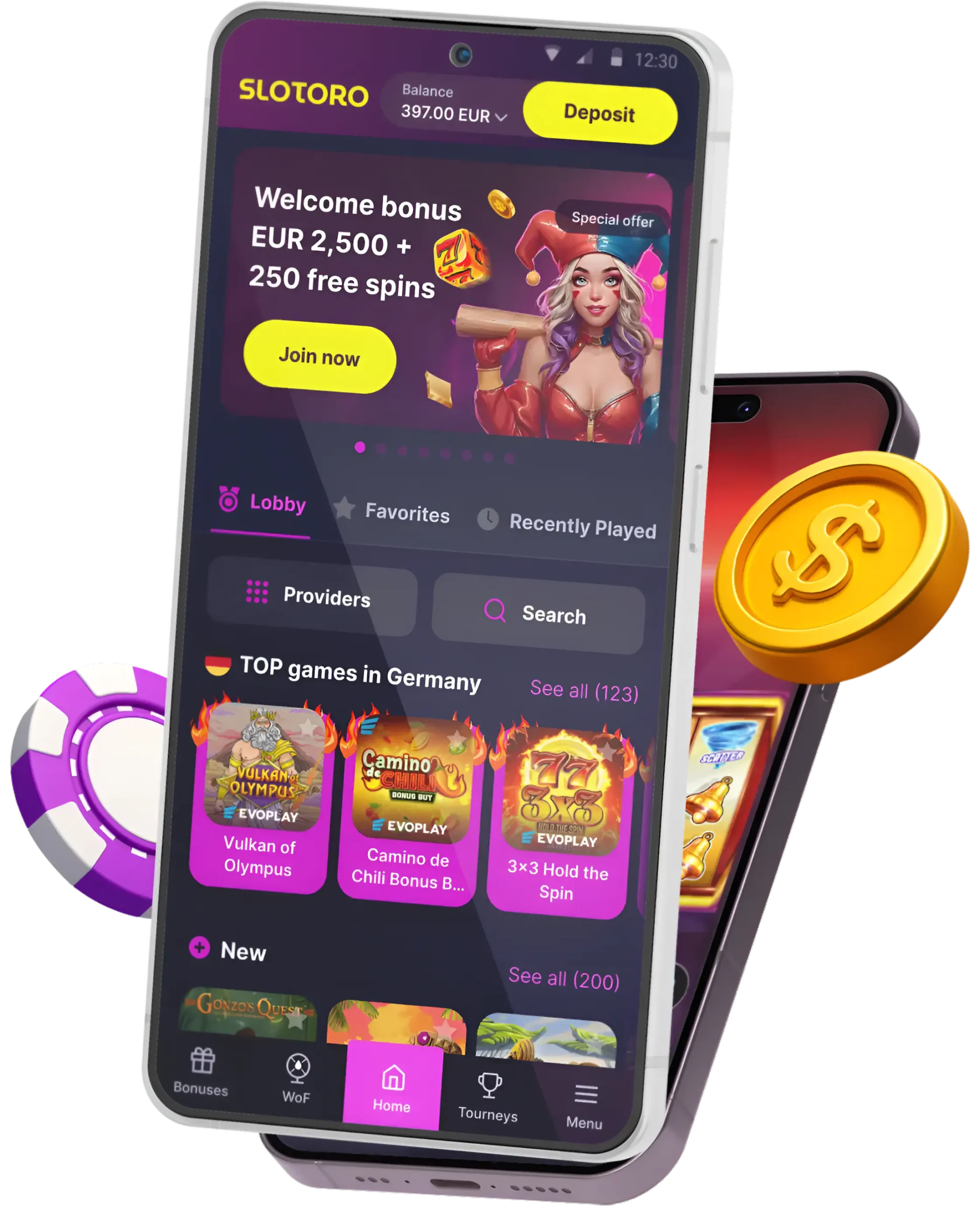 Slotoro-App in Deutschland herunterladen